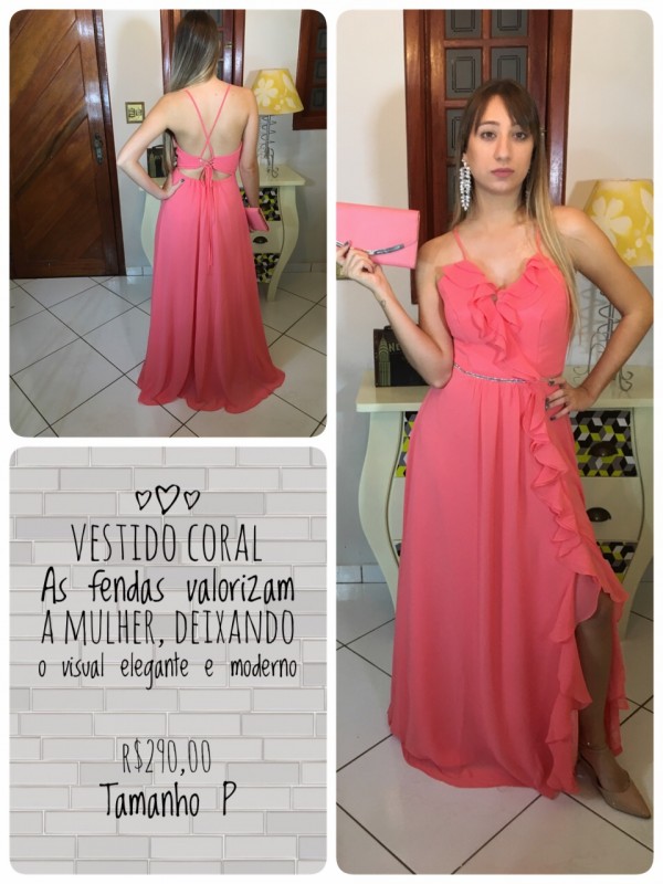 Vestido Coral