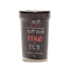 BOLINHA SOFT BALL FIRE & ICE SOFT LOVE
