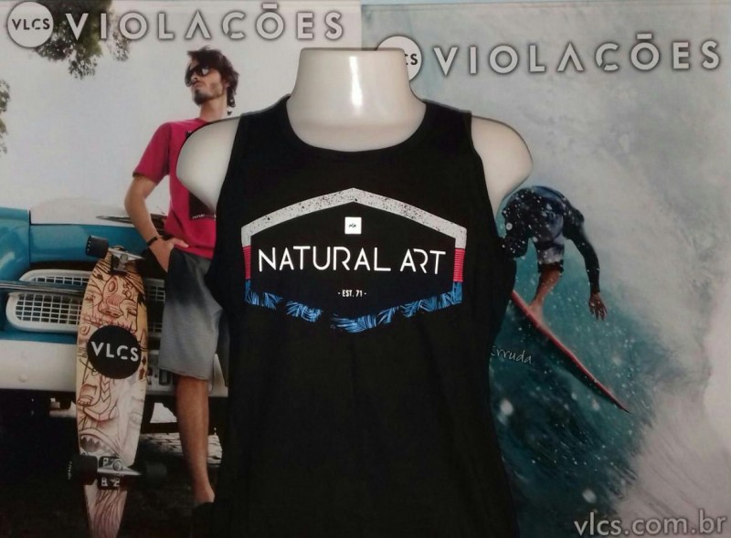 Camisa Regata Natural Art