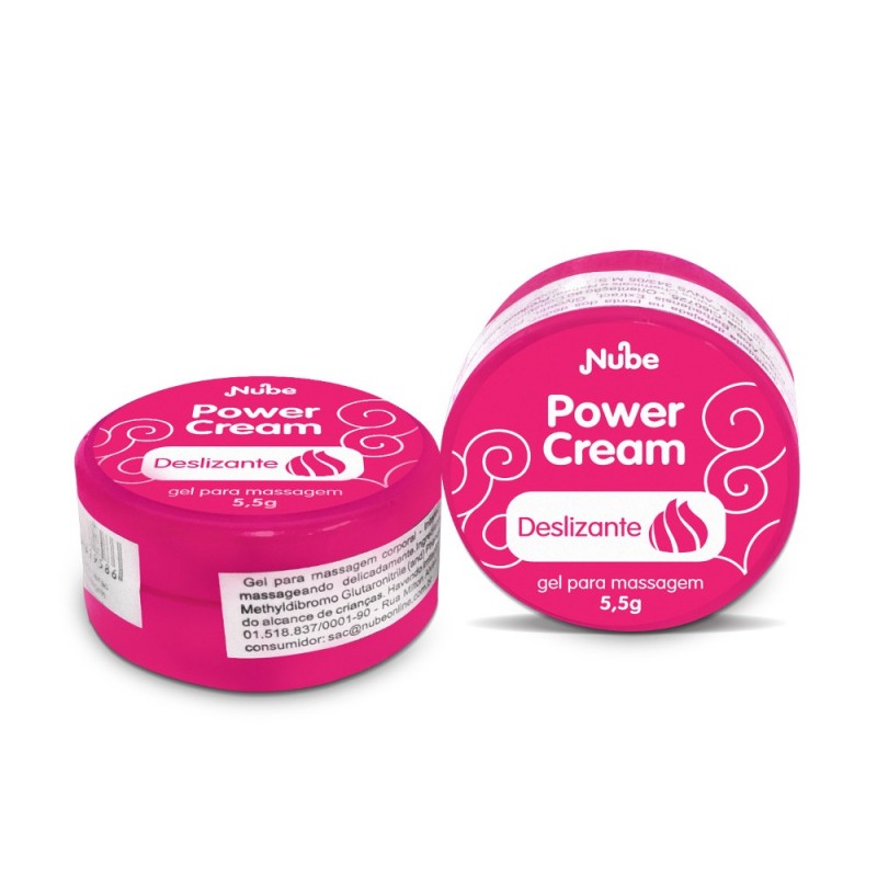 Pomada Power Cream 5,5gr Nube Deslizante - excitante feminino 5,5GR