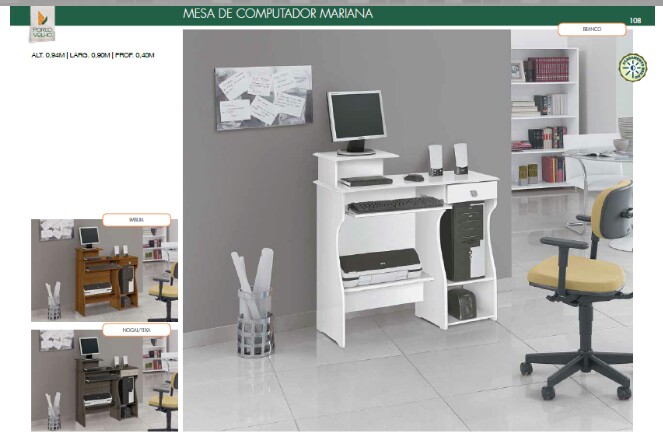 Mesa de computador Mariana