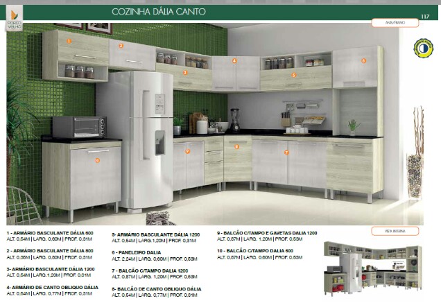 Cozinha canto Dália