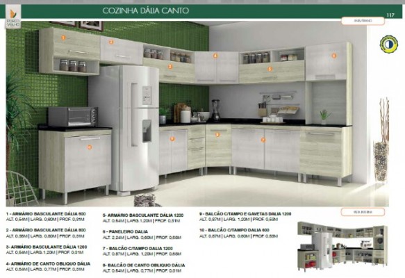 Cozinha canto Dália