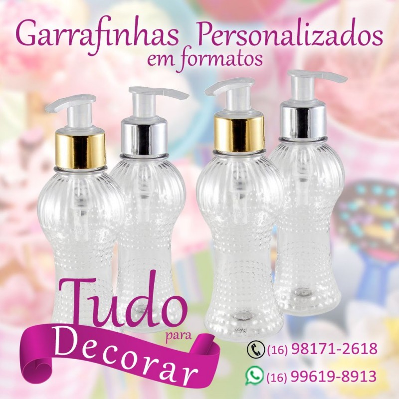 Frasco cinturinha para sabonete líquido 150ml  kit 10 unidades.