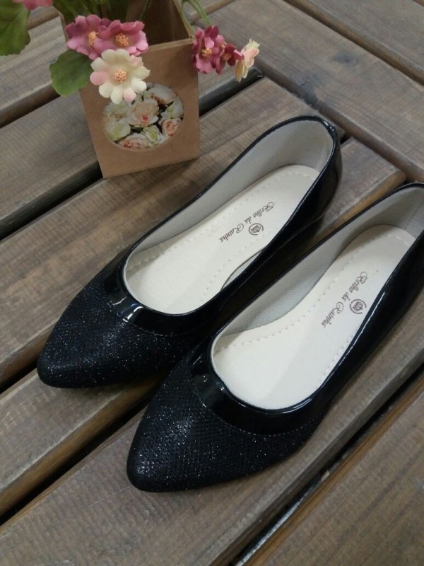 Sapatilha Glitter Preta