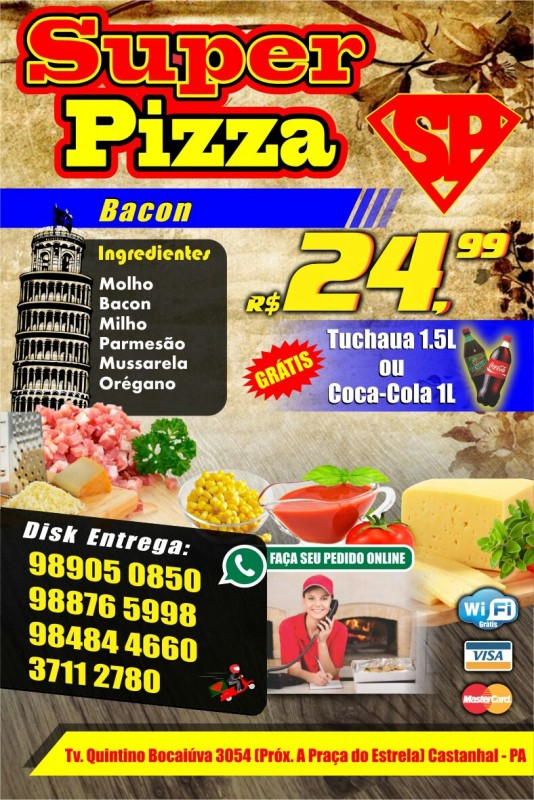 Pizza de bacon