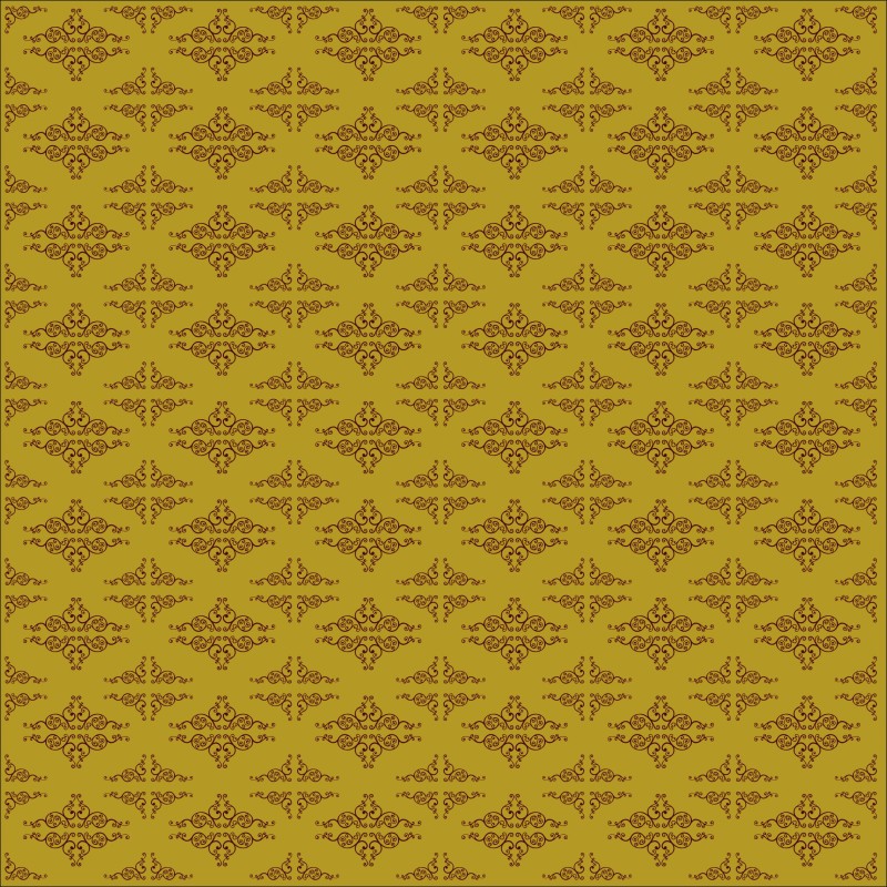 PAPEL DE PAREDE CLÁSSICO Gold/Dark Brown/ Ouro/Marrom Escuro PP 001