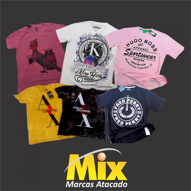 Lote Personalizado 30 Camisetas T.Shirts com estampa aplicada* R$ 33,00 cada*