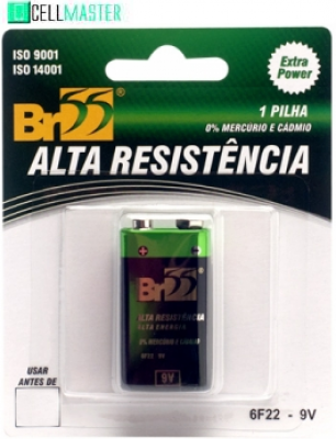 BATERIA COMUM ENCARTELADA 6F22-9V
