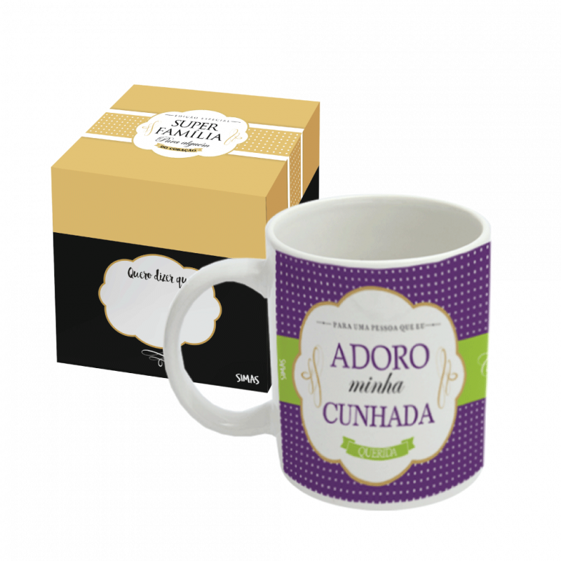 CANECA ADORO MINHA CUNHADA