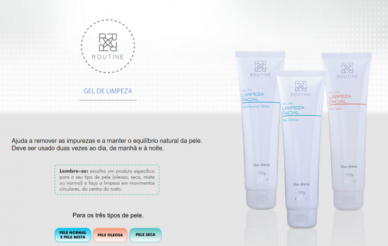 GEL DE LIPEZA FACIAL ROUTINE HINODE 150g