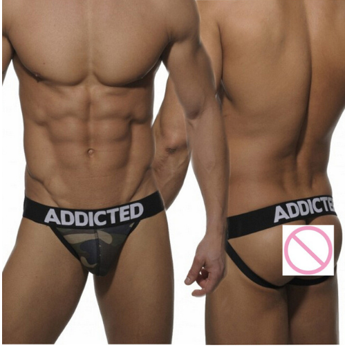 LANÇAMENTO - Cueca Sunga Addicted Estampada Baixo Camuflagem Jockstraps