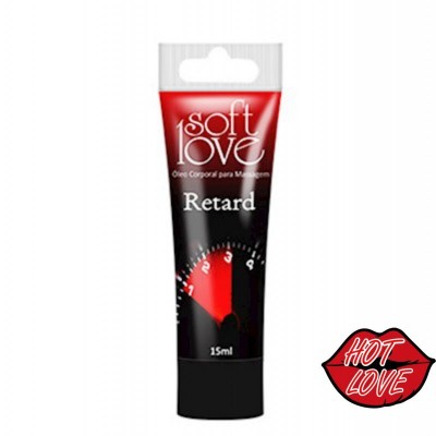Óleo para Massagem Retard Bisnaga 15ml Soft Love