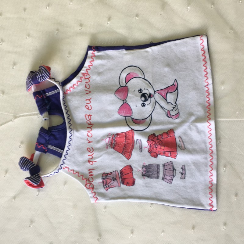 Camiseta Regata - Tam 9 a 12M