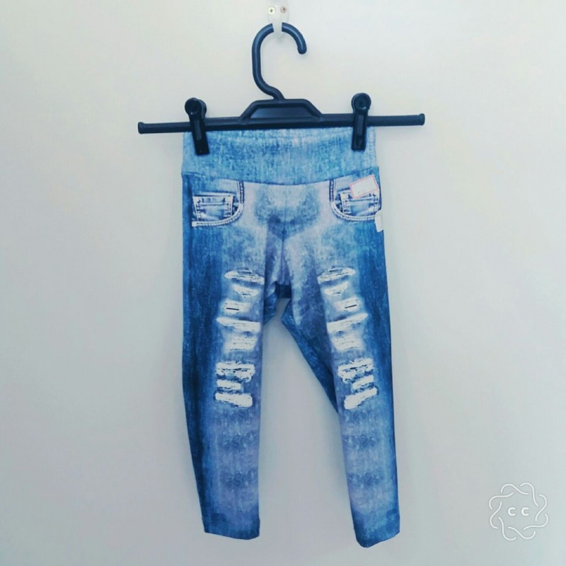 Calça leg jeans 1 2 3
