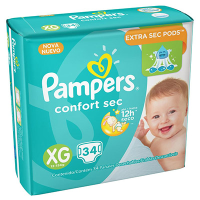Total Confort Sec - Pampers - XXG