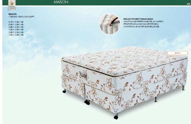 Cama box completa Maison king