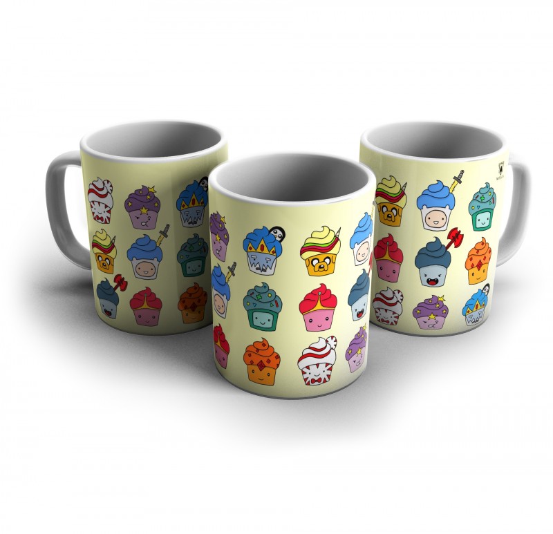 Caneca Adventure Time Cupcake