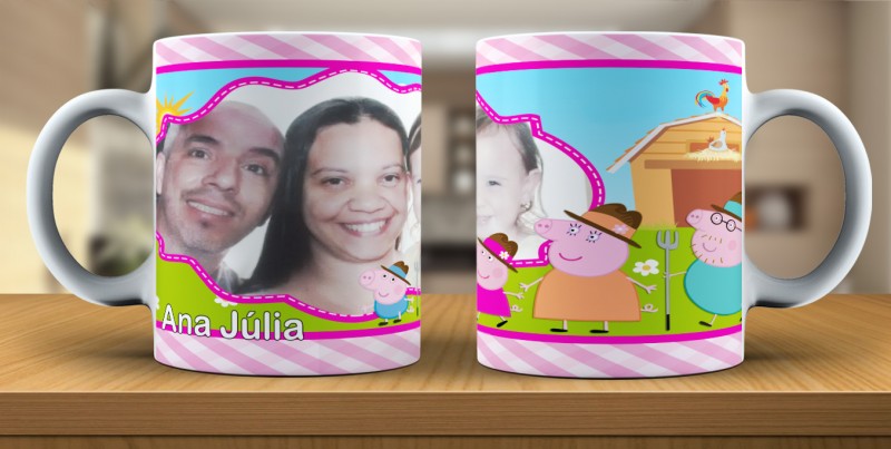 Caneca de polímero ( plástico)