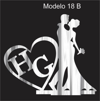 Topo de Bolo - Modelo 18B (leia descrição do produto)