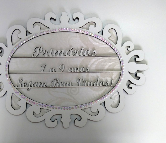 Placa de porta em MDF - Primários