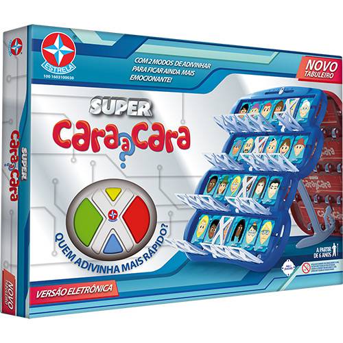 JOGO TABULEIRO CARA A CARA ORIGINAL ESTRELA COM APLICATIVO