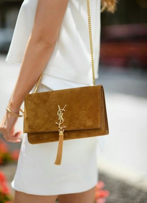 YSL Bag 27cm Suede