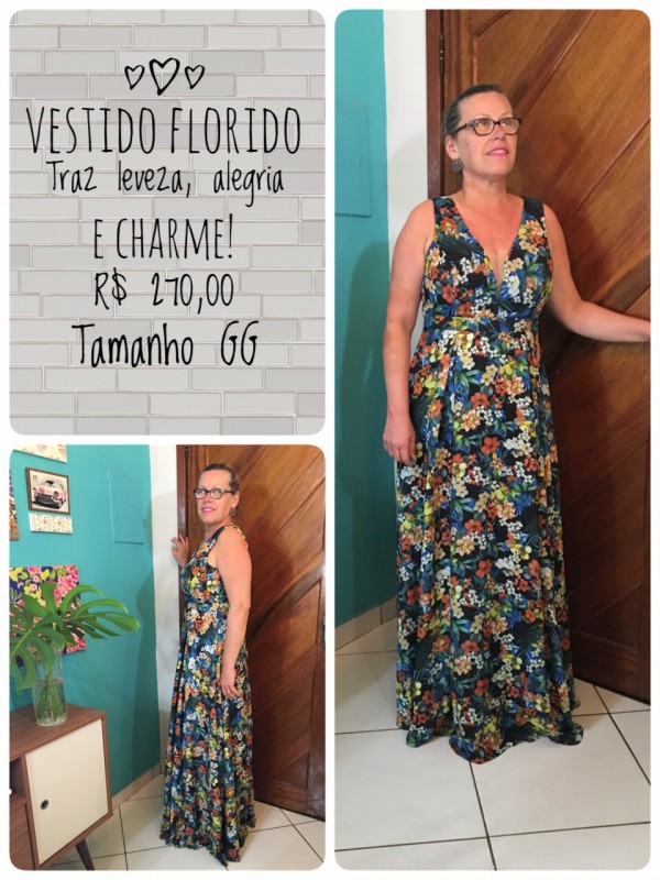 Vestido Florido GG