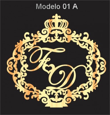 Topo de Bolo - Modelo 01A (leia descrição do produto)