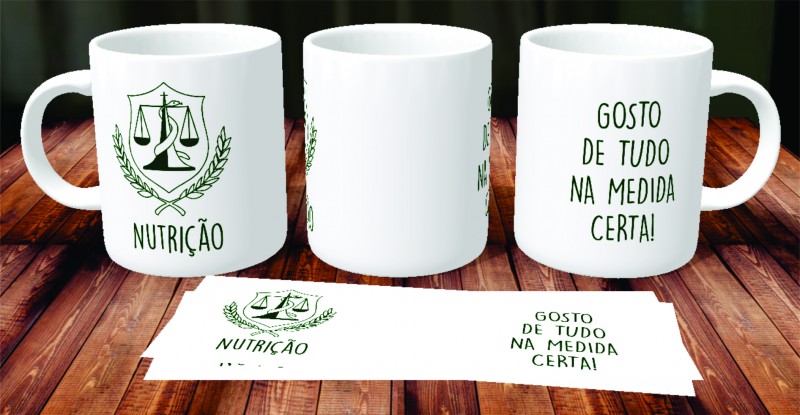 Caneca de Porcelana Nutricão