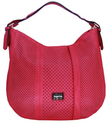 Bolsa Couro Sintético com corte a Laser - VERMELHO