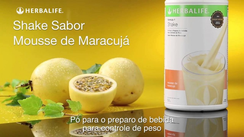 Shake Mousse de Maracujá