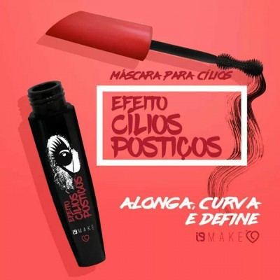 Mascara Para Cílios Efeito Cílios Postiços i9make