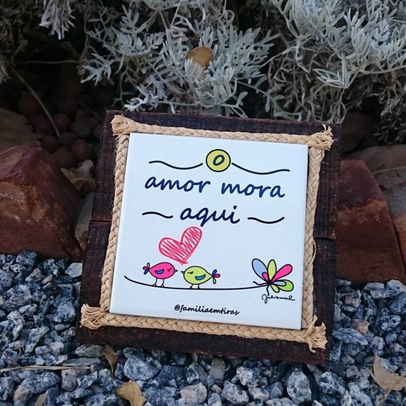 O amor mora aqui