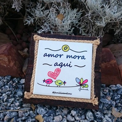 O amor mora aqui