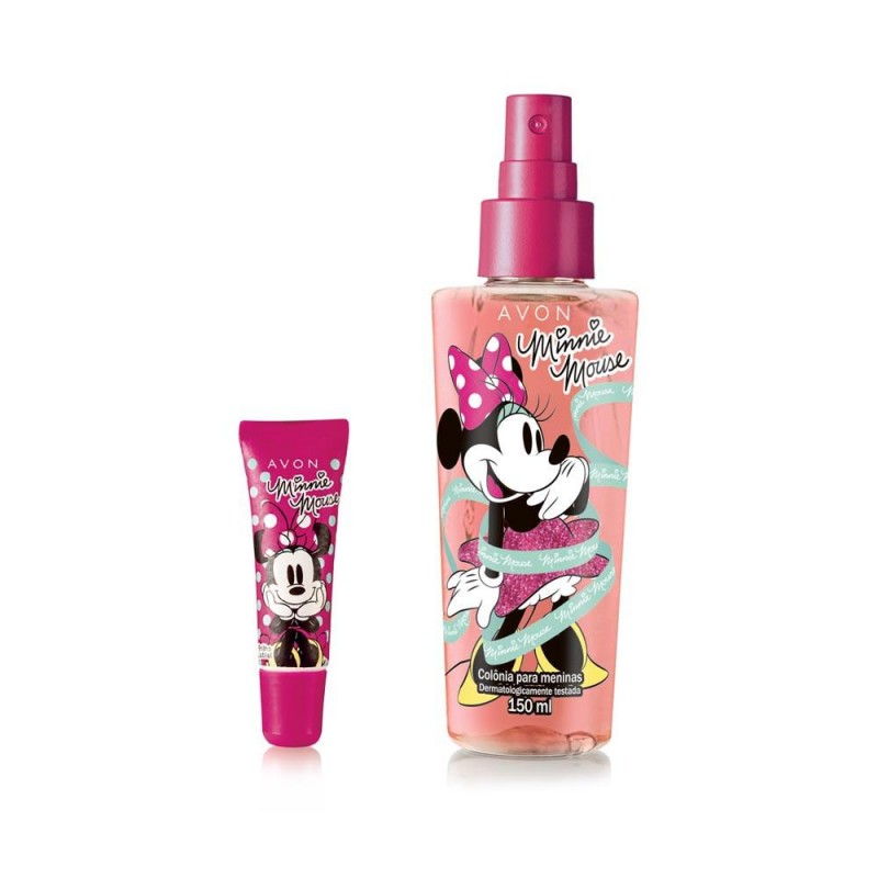 Colônia E Brilho Minnie Presente Infantil Avon
