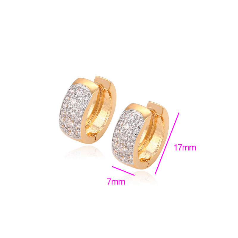 Brinco argola zirconia-90348