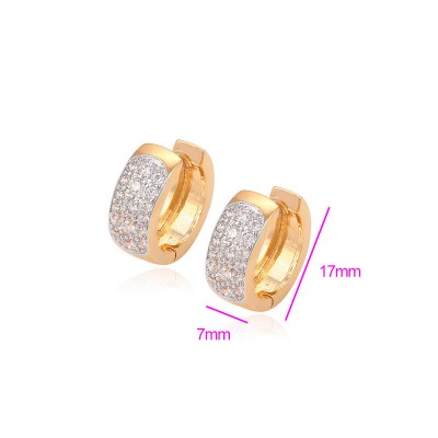 Brinco argola zirconia-90348