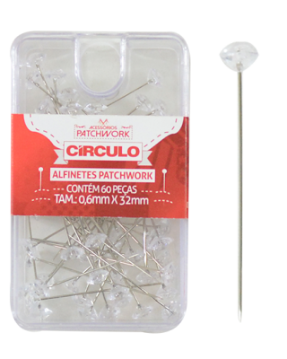 Alfinetes Patchwork - Círculo