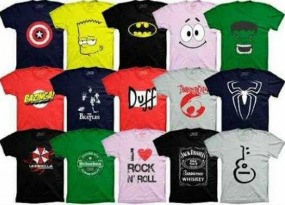 Camisetas Coloridas (Adulto)