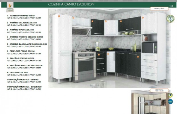 Cozinha canto Evolution