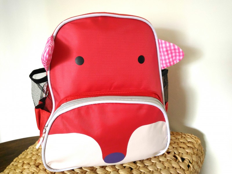 MOCHILA INFANTIL ANIMAIS ZOO BICHO RAPOSA