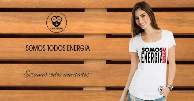 Camiseta Feminina - Somos Todos Energia