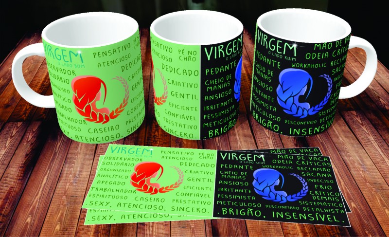 Caneca de Porcelana Virgem