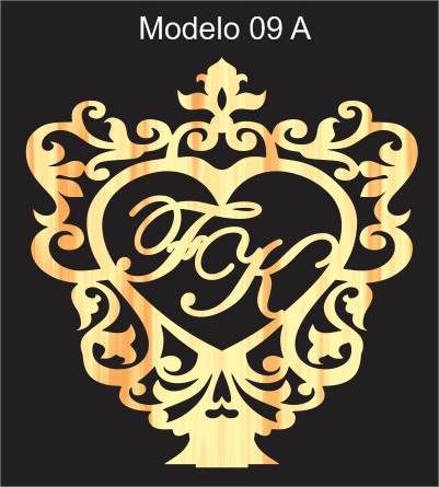 Topo de Bolo - Modelo 09A (leia descrição do produto)