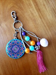 Chaveiro Mandala Azul 1 