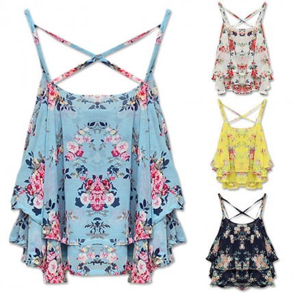 Cropped Chiffon