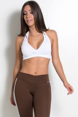 TOP DE PESCOÇO LISO (BRANCO)