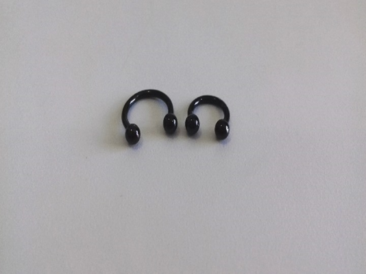 Piercing Ferradura Aço Cirúrgico Anodizado (Unidade) [30% OFF]