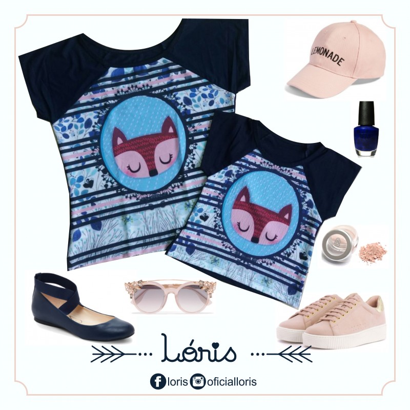 T-shirt Raposa Azul